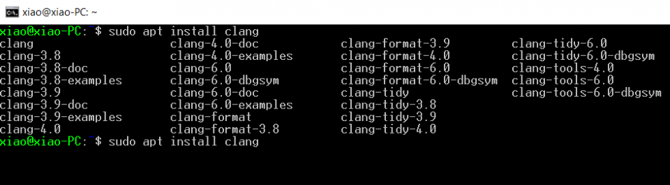 install clang in debian