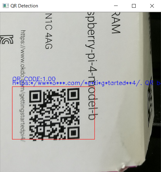 Python QR code scan