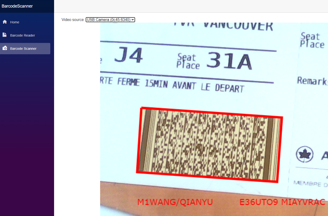 .NET MAUI barcode QR code scanner